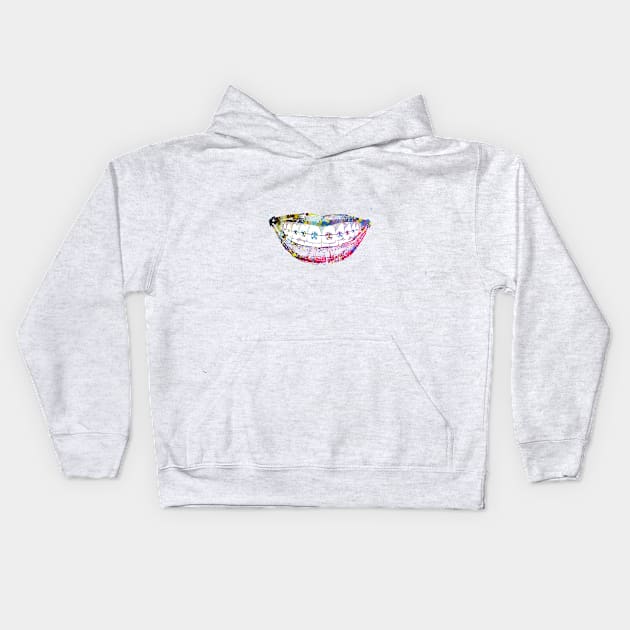 Teeth braces Kids Hoodie by erzebeth